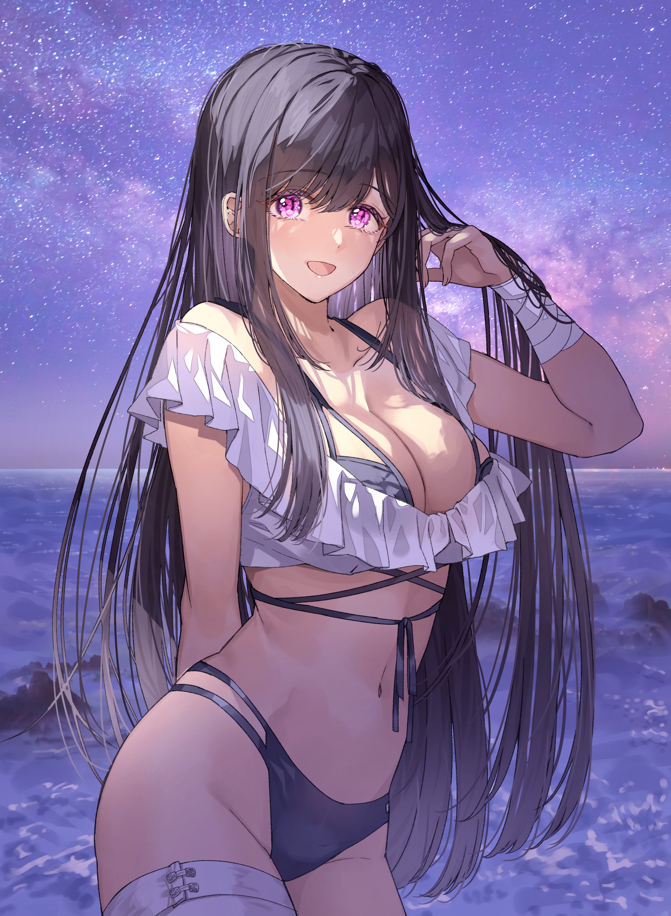 Matsusatoru Kouji Bandages Bikini Garter Swimsuits Yande Re